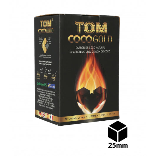 Charbons TOM COCOCHA 1Kg GOLD - ChichaShop